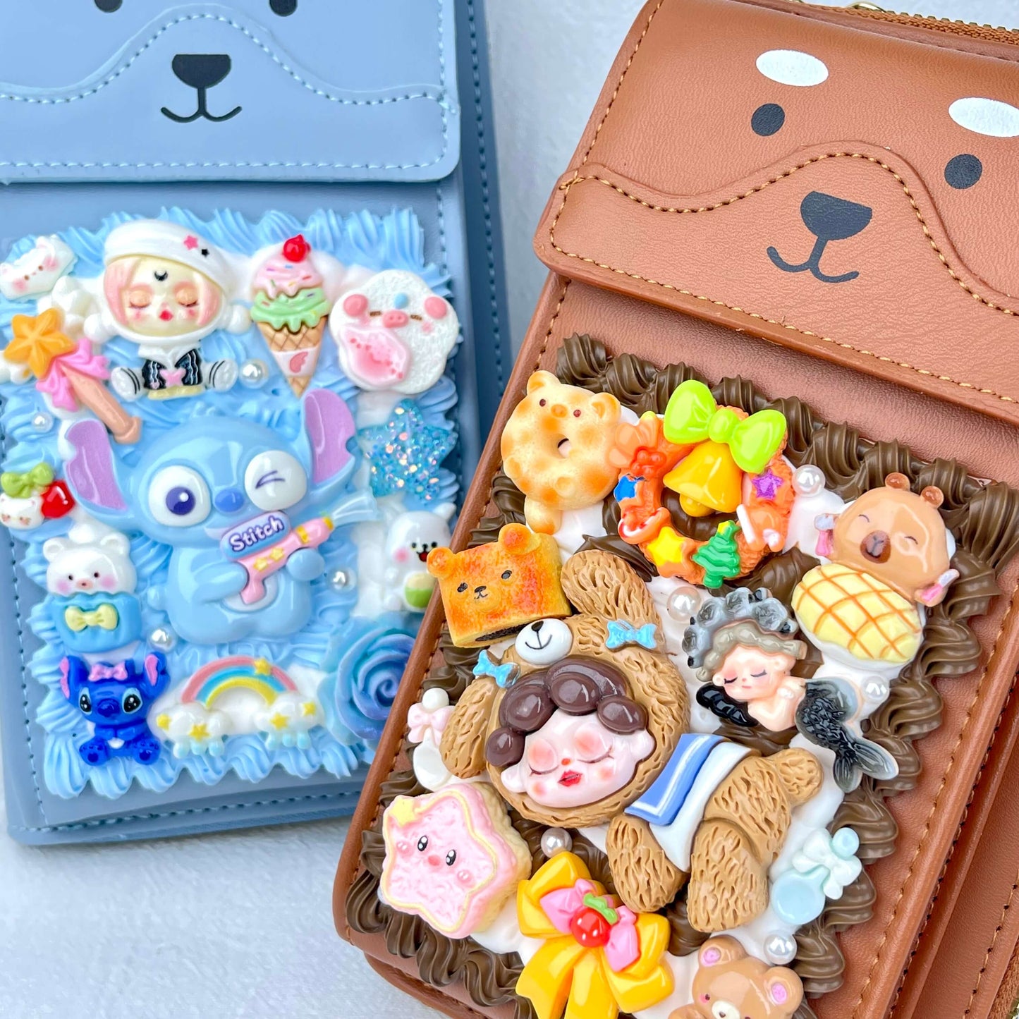 [Holiday Celebration] Kawaii Cream Gel Handmade Cross-Body Bag Phone Purse