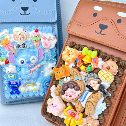 [Holiday Celebration] Kawaii Cream Gel Handmade Cross-Body Bag Phone Purse