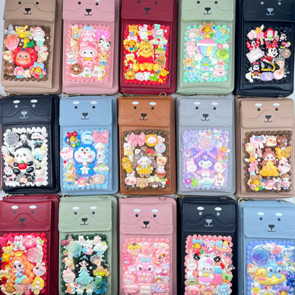[Holiday Celebration] Kawaii Cream Gel Handmade Cross-Body Bag Phone Purse