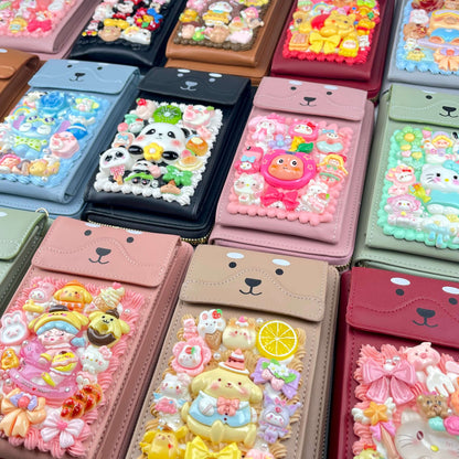 [Holiday Celebration] Kawaii Cream Gel Handmade Cross-Body Bag Phone Purse