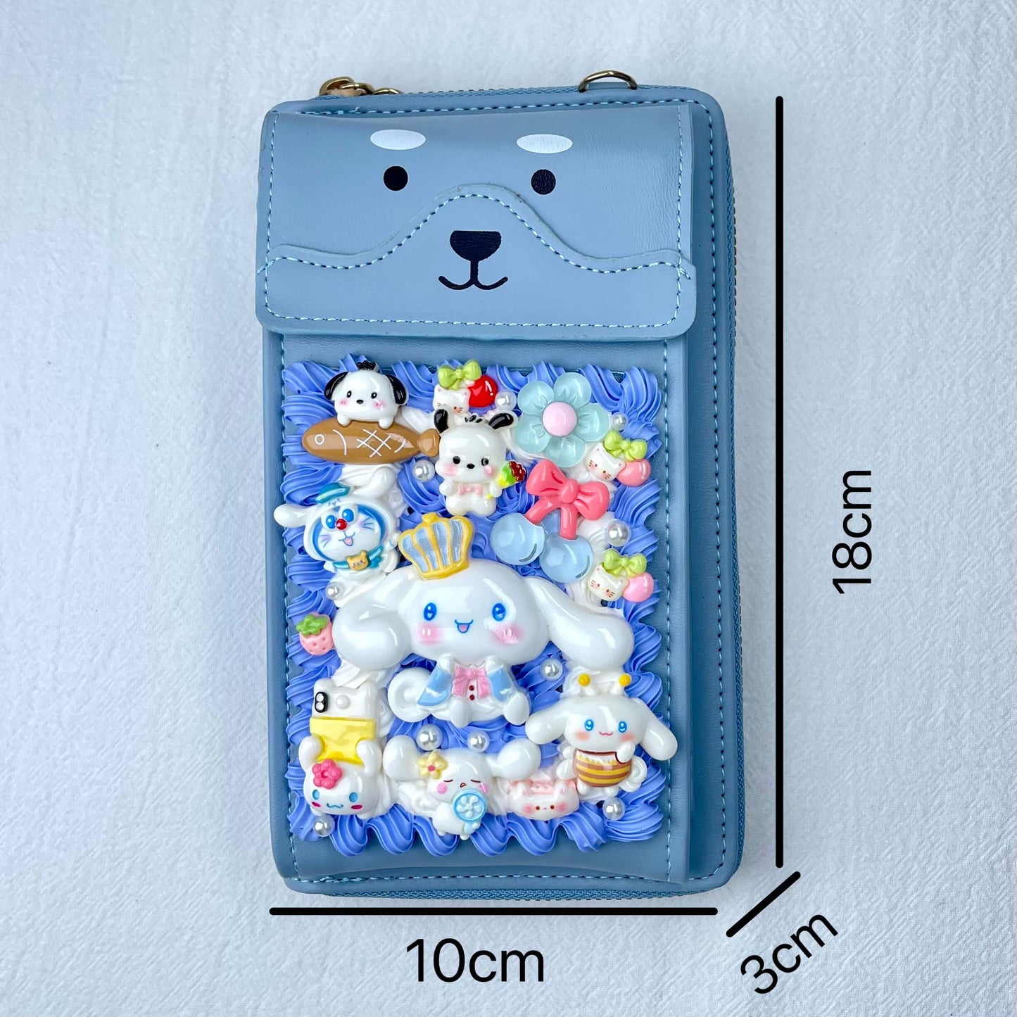 [Holiday Celebration] Kawaii Cream Gel Handmade Cross-Body Bag Phone Purse