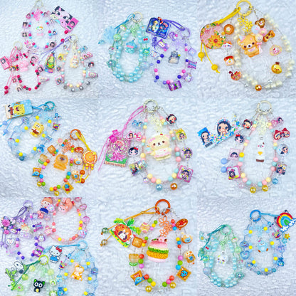 [New Batch] Kawaii Double Chains Cutie Plus Acrylic Pad Phone Chains