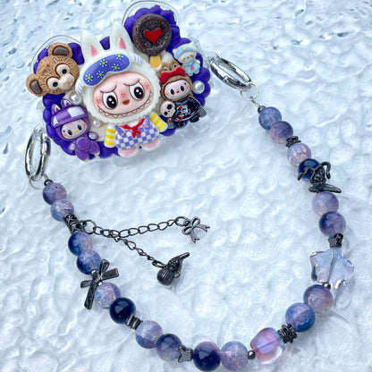 [Special Batch] Special Theme Batch Kawaii Phone Clip with Matching Glass Beads Phone Chains-Special Theme Price!-THIS WEEKEND ONLY