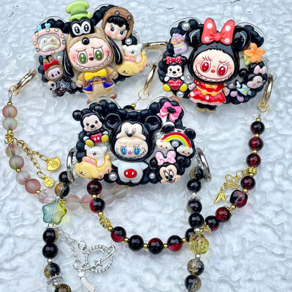 [Special Batch] Special Theme Batch Kawaii Phone Clip with Matching Glass Beads Phone Chains-Special Theme Price!-THIS WEEKEND ONLY
