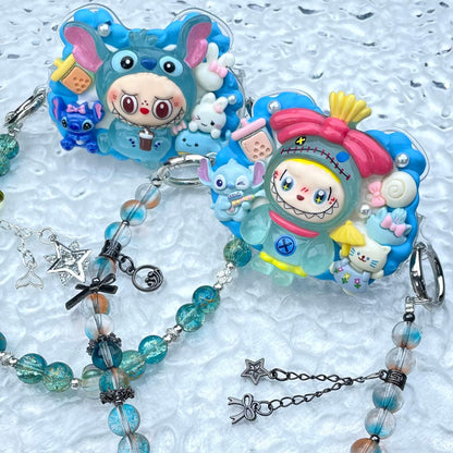 [Special Batch] Special Theme Batch Kawaii Phone Clip with Matching Glass Beads Phone Chains-Special Theme Price!-THIS WEEKEND ONLY