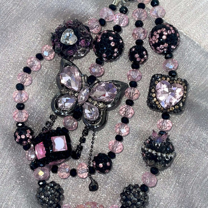 [Anniversary Celebration] Premium Handmade Glittering and Rhinestone Crystal Glass Phone Chain/Handbag Chain-SPECIAL CELEBRATION PRICE!