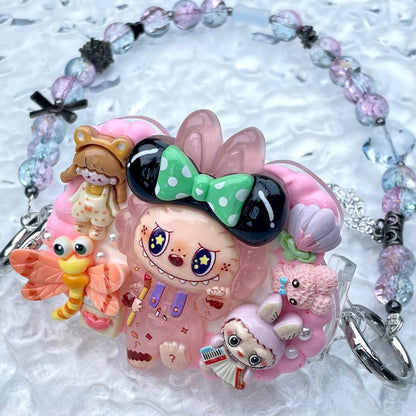 [Special Batch] Special Theme Batch Kawaii Phone Clip with Matching Glass Beads Phone Chains-Special Theme Price!-THIS WEEKEND ONLY