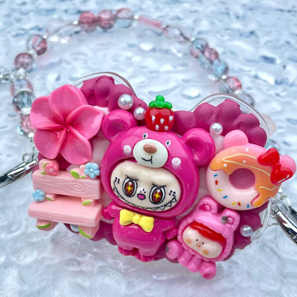 [Special Batch] Special Theme Batch Kawaii Phone Clip with Matching Glass Beads Phone Chains-Special Theme Price!-THIS WEEKEND ONLY