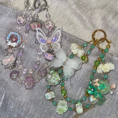 [Anniversary Celebration] Premium Handmade Glittering and Rhinestone Crystal Glass Phone Chain/Handbag Chain-SPECIAL CELEBRATION PRICE!