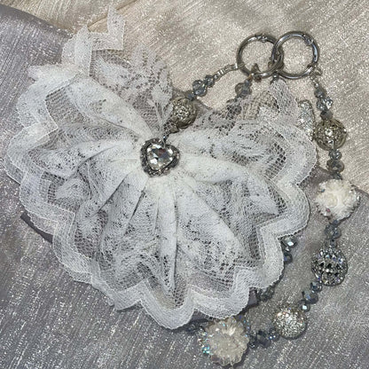 [Anniversary Celebration] Premium Handmade Glittering and Rhinestone Crystal Glass Phone Chain/Handbag Chain-SPECIAL CELEBRATION PRICE!