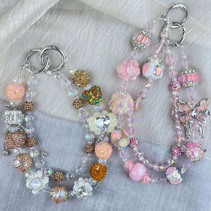 [Anniversary Celebration] Premium Handmade Glittering and Rhinestone Crystal Glass Phone Chain/Handbag Chain-SPECIAL CELEBRATION PRICE!