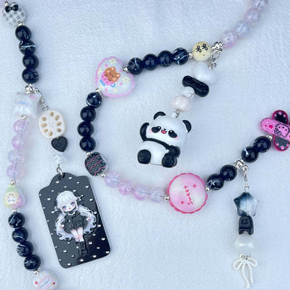 [Anniversary Celebration] Premium Handmade Glass Beads and Kawaii Decor Crossbody Chain