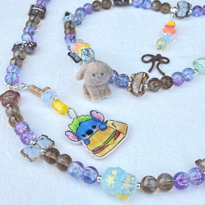 [Anniversary Celebration] Premium Handmade Glass Beads and Kawaii Decor Crossbody Chain