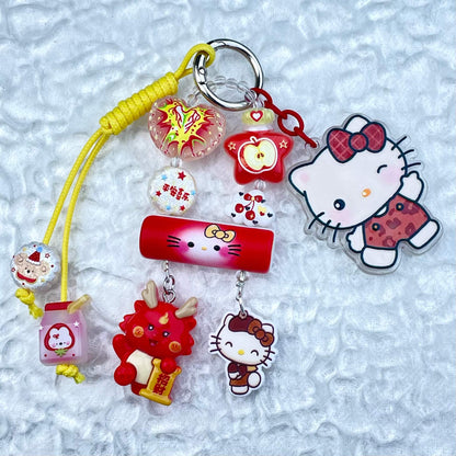 [Mooncake Festival Special] "2-Pie" Style and Handbraided Kawaii Phone Chain Keychain-Festival Special Price!-THIS WEEKEND ONLY