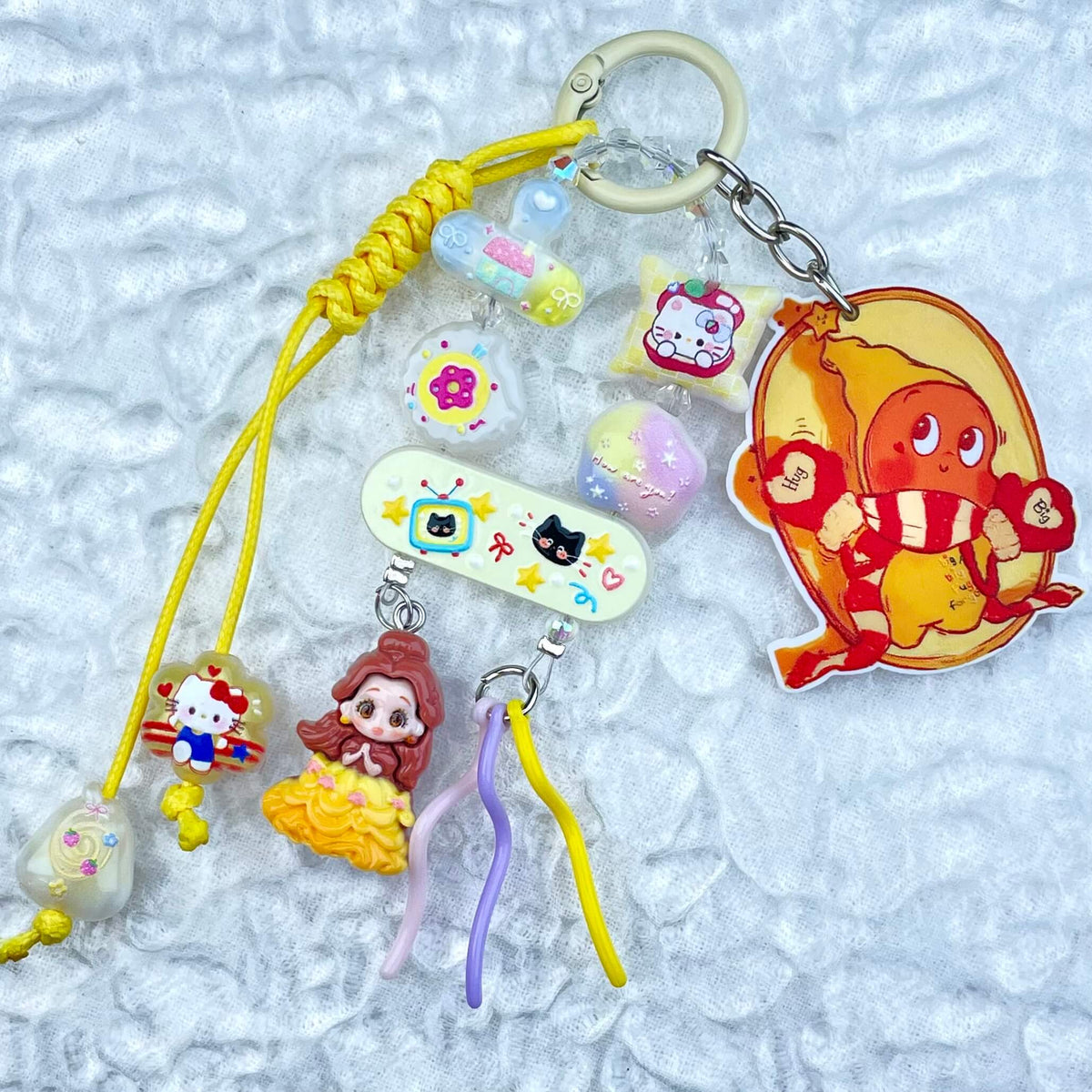 [Mooncake Festival Special] "2-Pie" Style and Handbraided Kawaii Phone Chain Keychain-Festival Special Price!-THIS WEEKEND ONLY