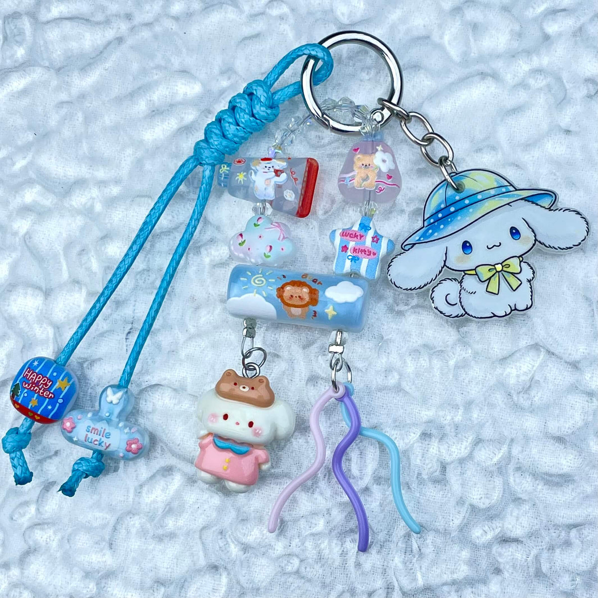 [Mooncake Festival Special] "2-Pie" Style and Handbraided Kawaii Phone Chain Keychain-Festival Special Price!-THIS WEEKEND ONLY
