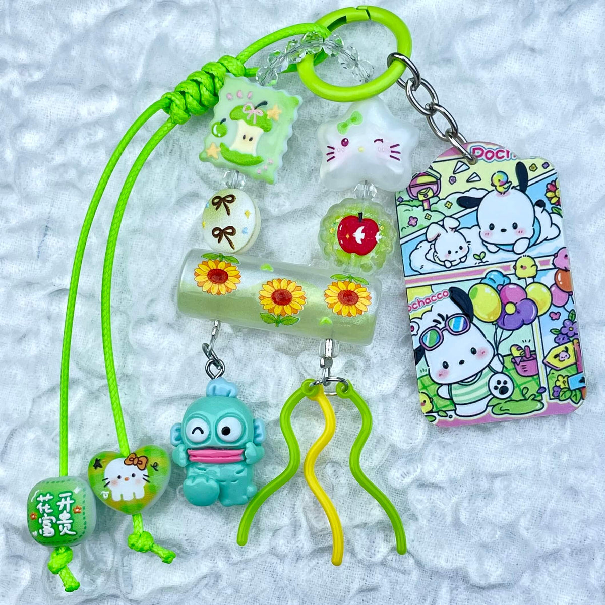 [Mooncake Festival Special] "2-Pie" Style and Handbraided Kawaii Phone Chain Keychain-Festival Special Price!-THIS WEEKEND ONLY