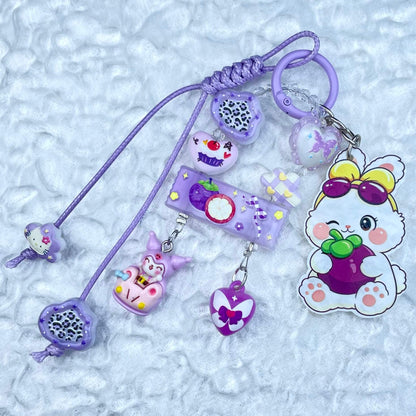 [Mooncake Festival Special] "2-Pie" Style and Handbraided Kawaii Phone Chain Keychain-Festival Special Price!-THIS WEEKEND ONLY