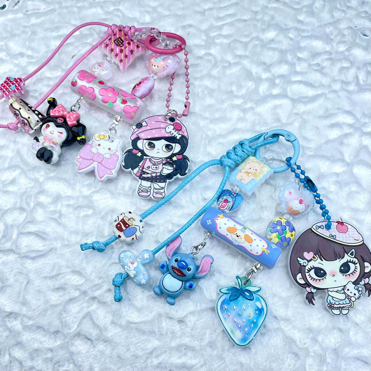 [Mooncake Festival Special] "2-Pie" Style and Handbraided Kawaii Phone Chain Keychain-Festival Special Price!-THIS WEEKEND ONLY
