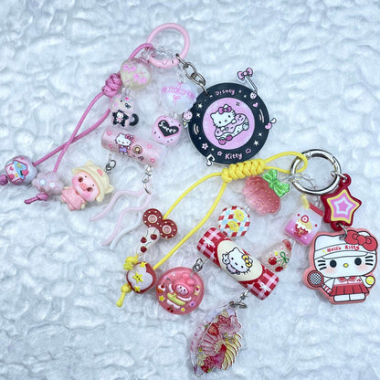 [Mooncake Festival Special] "2-Pie" Style and Handbraided Kawaii Phone Chain Keychain-Festival Special Price!-THIS WEEKEND ONLY