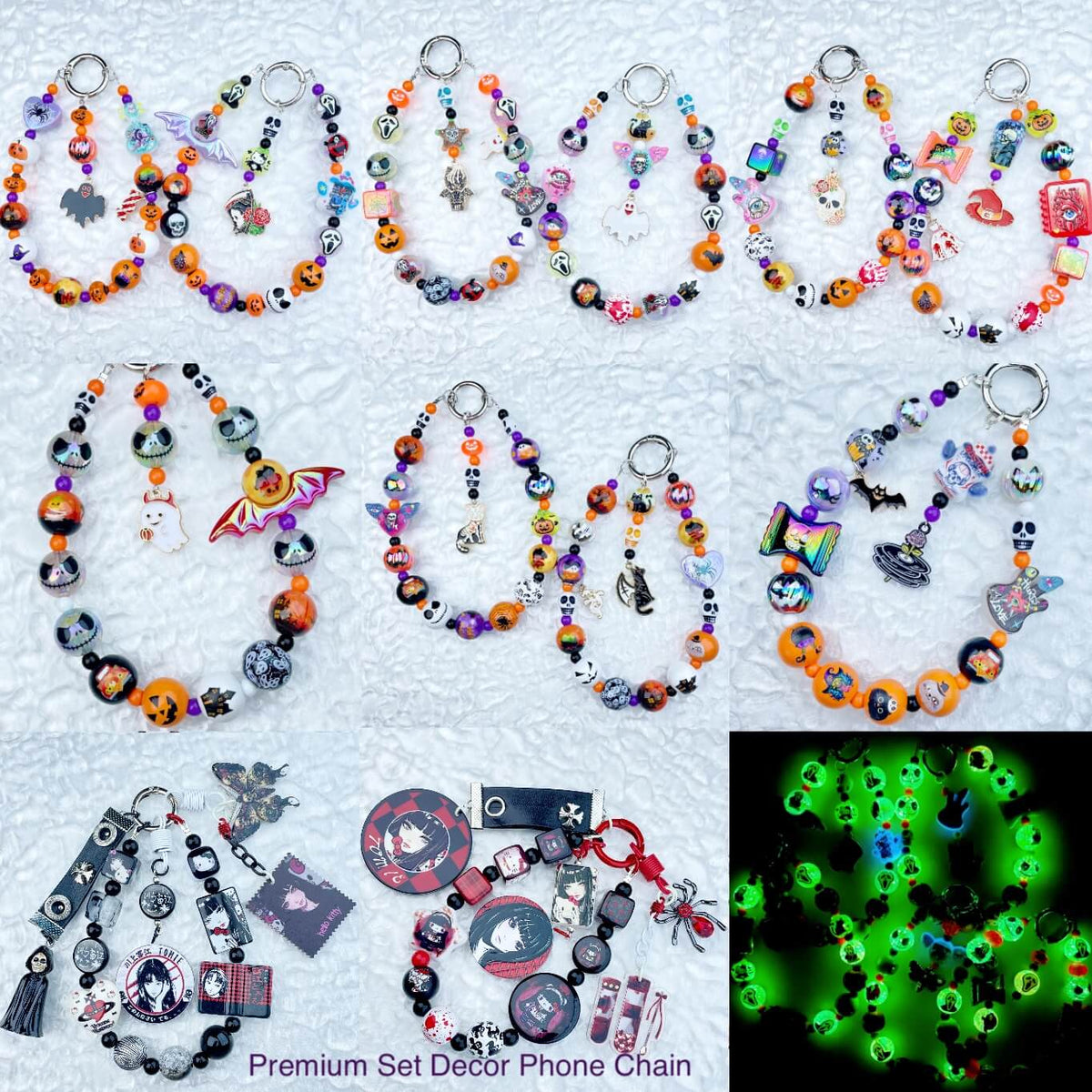 [Halloween 2026] Halloween Theme Kawaii Beads and Decor Phone Chains-Special Launch Price!- THIS WEEKEND ONLY