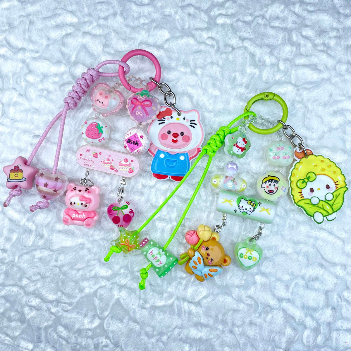 [Mooncake Festival Special] "2-Pie" Style and Handbraided Kawaii Phone Chain Keychain-Festival Special Price!-THIS WEEKEND ONLY