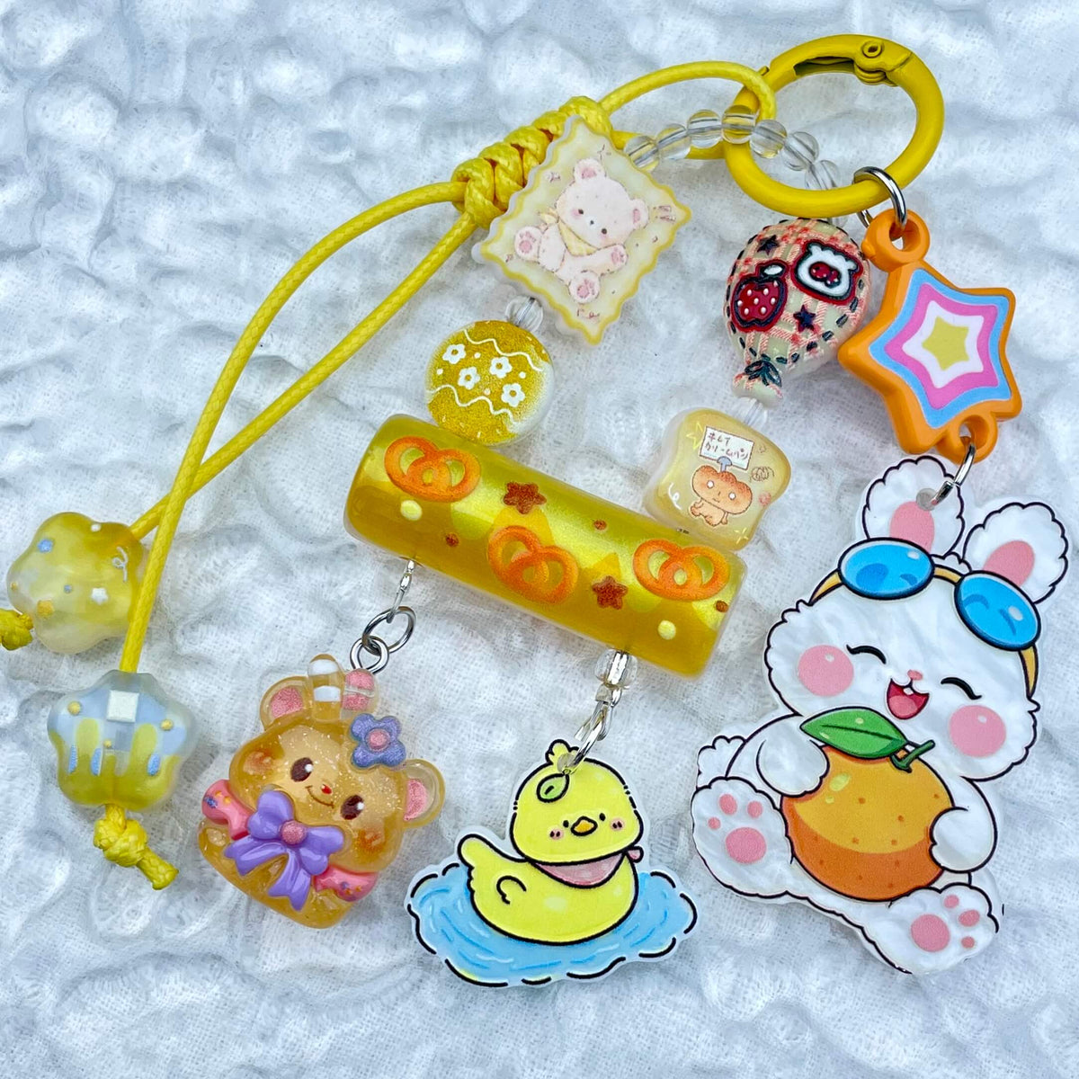 [Mooncake Festival Special] "2-Pie" Style and Handbraided Kawaii Phone Chain Keychain-Festival Special Price!-THIS WEEKEND ONLY