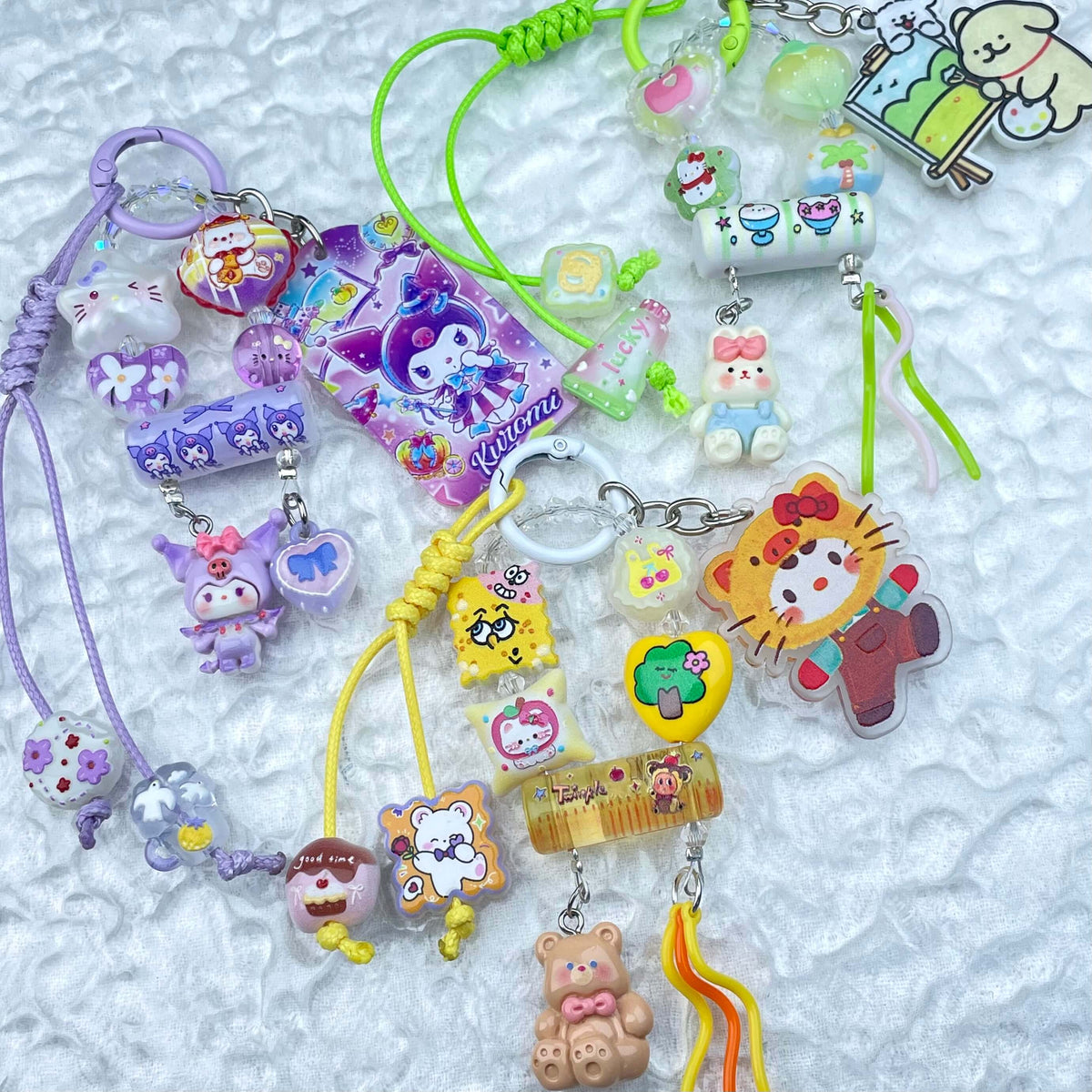 [Mooncake Festival Special] "2-Pie" Style and Handbraided Kawaii Phone Chain Keychain-Festival Special Price!-THIS WEEKEND ONLY