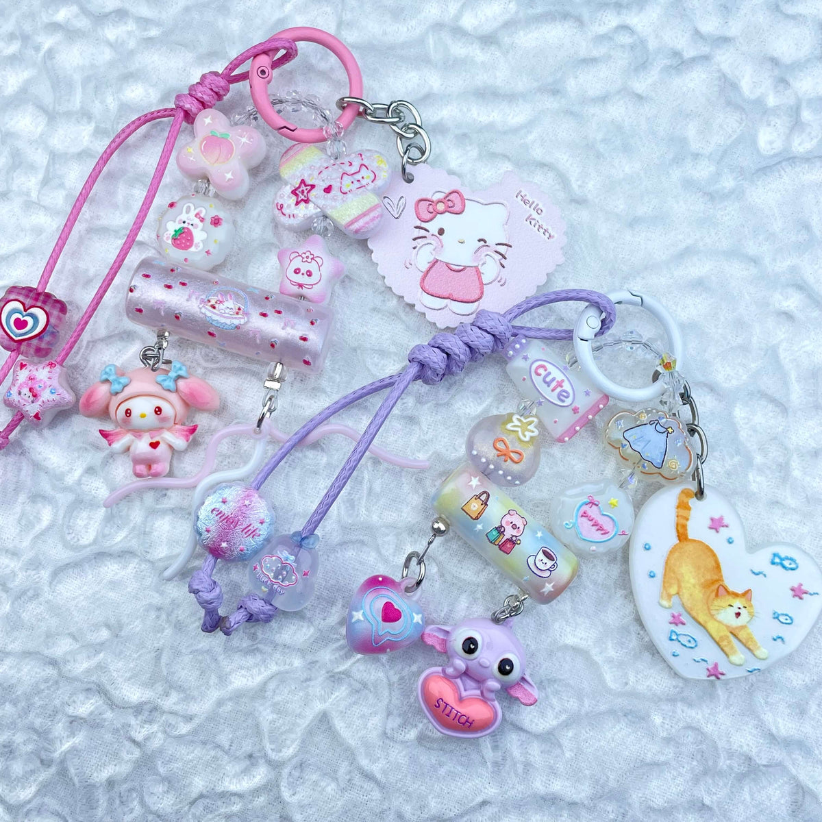 [Mooncake Festival Special] "2-Pie" Style and Handbraided Kawaii Phone Chain Keychain-Festival Special Price!-THIS WEEKEND ONLY