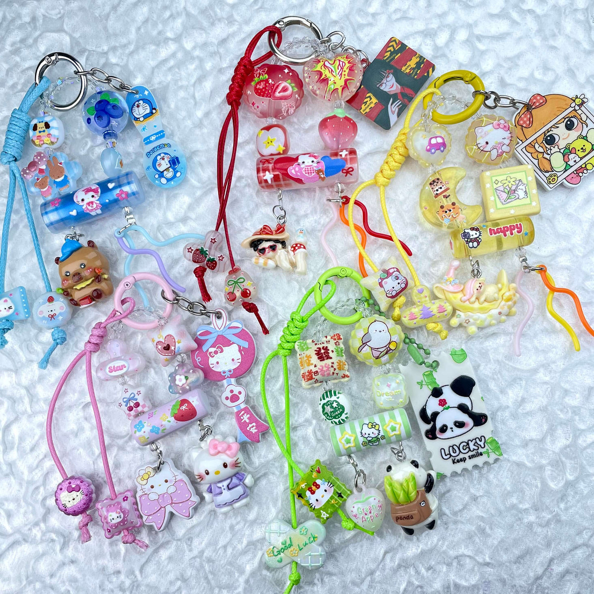 [Mooncake Festival Special] "2-Pie" Style and Handbraided Kawaii Phone Chain Keychain-Festival Special Price!-THIS WEEKEND ONLY