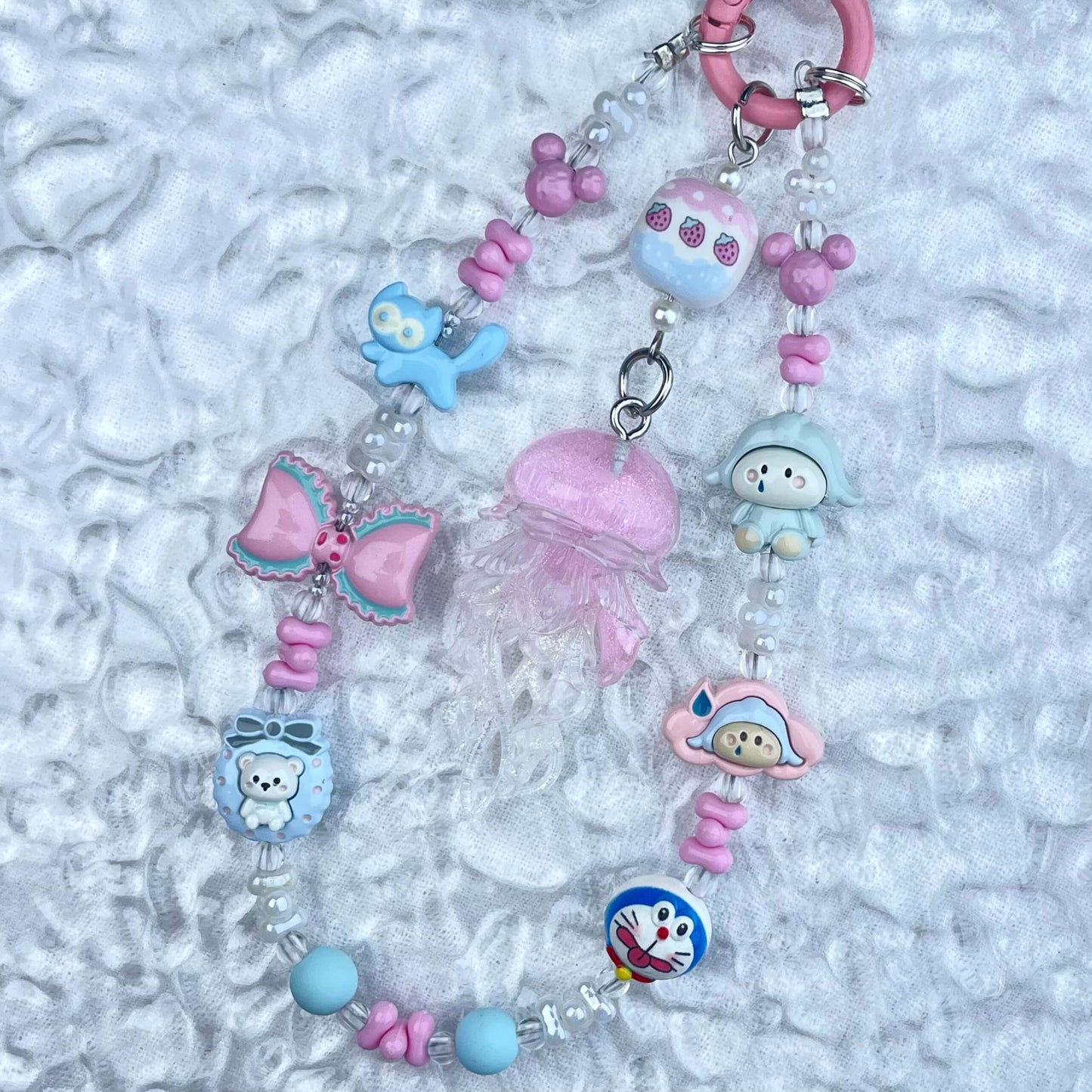 [Anniversary Celebration] Handmade Metal Alloy Decor and Glow In The Dark Decor Kawaii Phone Chains-Celebration Special Price!