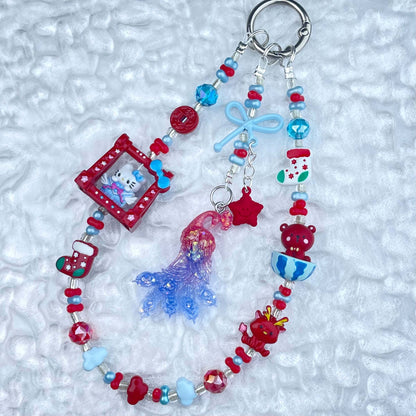 [Anniversary Celebration] Handmade Metal Alloy Decor and Glow In The Dark Decor Kawaii Phone Chains-Celebration Special Price!
