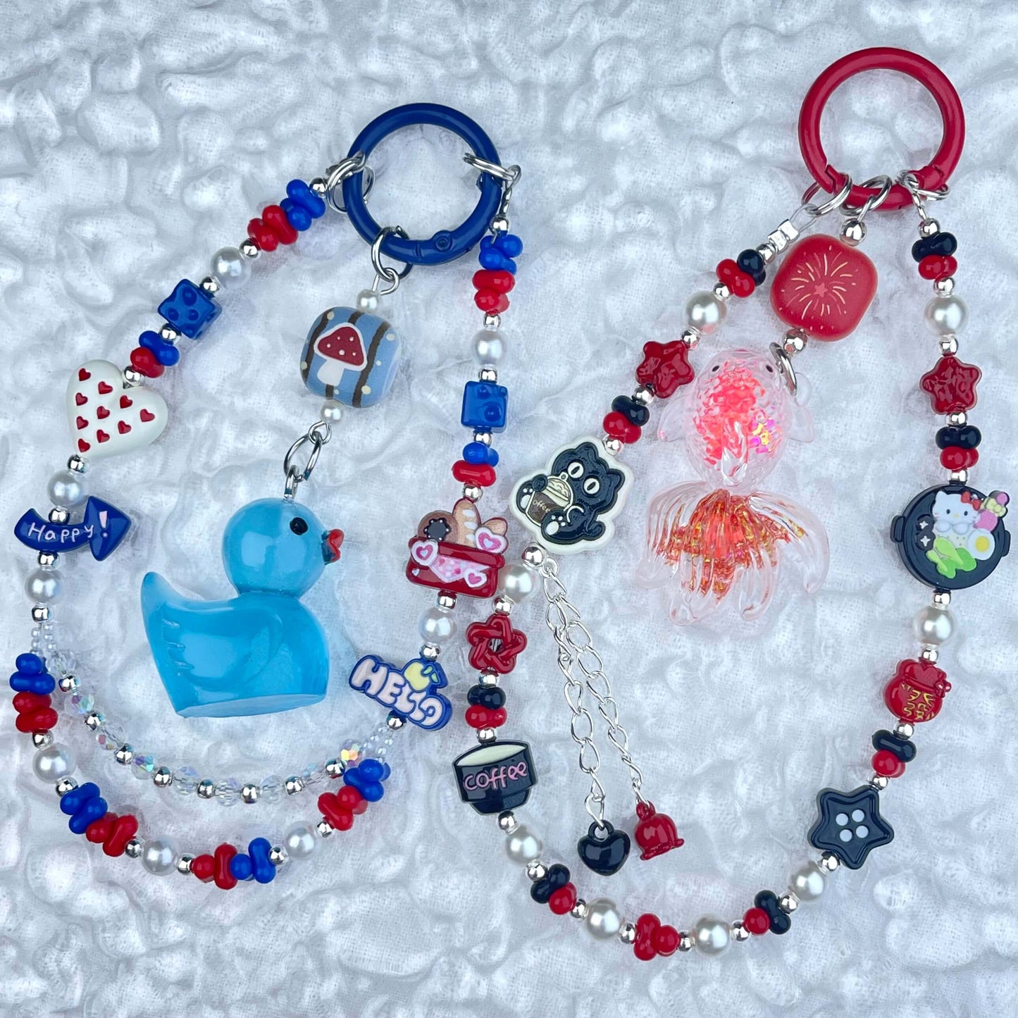 [Anniversary Celebration] Handmade Metal Alloy Decor and Glow In The Dark Decor Kawaii Phone Chains-Celebration Special Price!