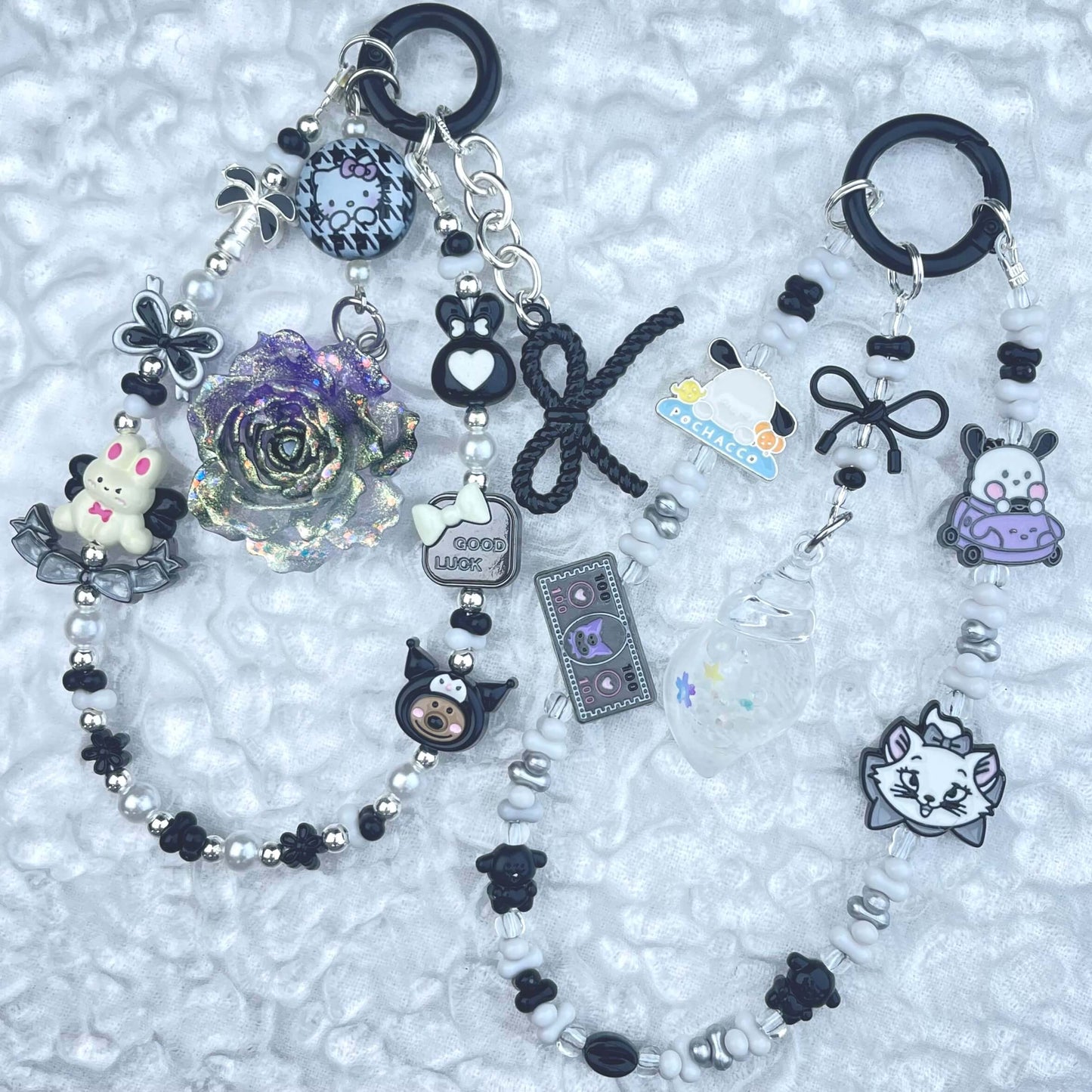 [Anniversary Celebration] Handmade Metal Alloy Decor and Glow In The Dark Decor Kawaii Phone Chains-Celebration Special Price!