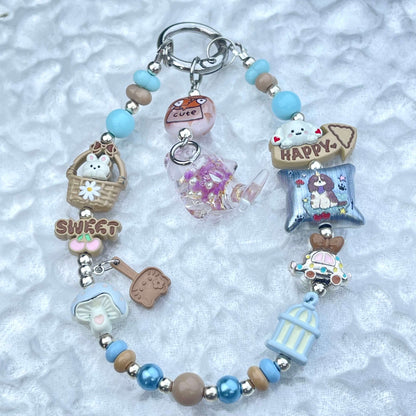 [Anniversary Celebration] Handmade Metal Alloy Decor and Glow In The Dark Decor Kawaii Phone Chains-Celebration Special Price!