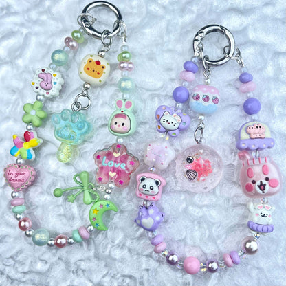 [Anniversary Celebration] Handmade Metal Alloy Decor and Glow In The Dark Decor Kawaii Phone Chains-Celebration Special Price!