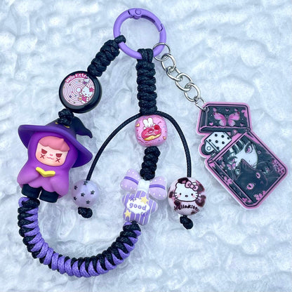 [New Arrival] Hand Braided Kawaii Cuties and Acrylic Pads Phone Chains-Special Launch Price!