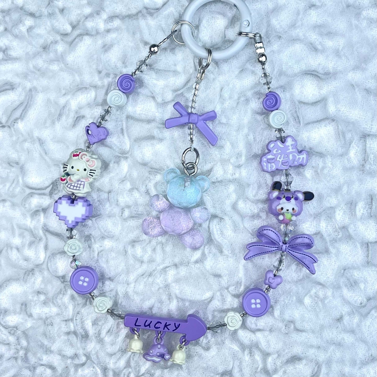 [Anniversary Celebration] Handmade Metal Alloy Decor and Glow In The Dark Decor Kawaii Phone Chains-Celebration Special Price!