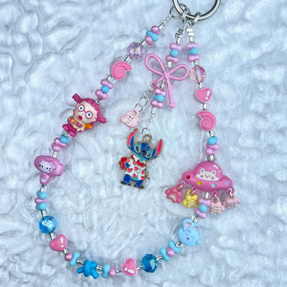 [Anniversary Celebration] Handmade Metal Alloy Decor and Glow In The Dark Decor Kawaii Phone Chains-Celebration Special Price!