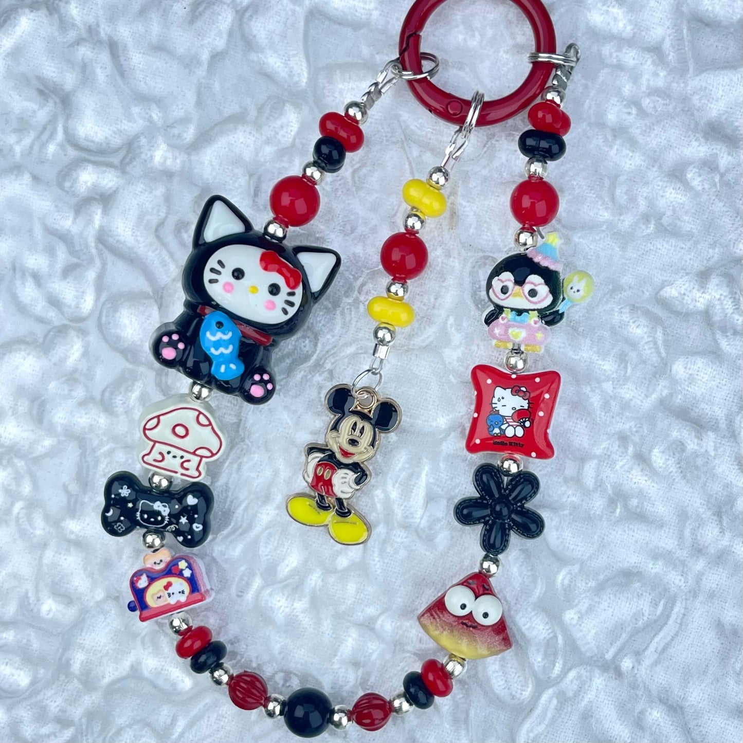 [Anniversary Celebration] Handmade Metal Alloy Decor and Glow In The Dark Decor Kawaii Phone Chains-Celebration Special Price!