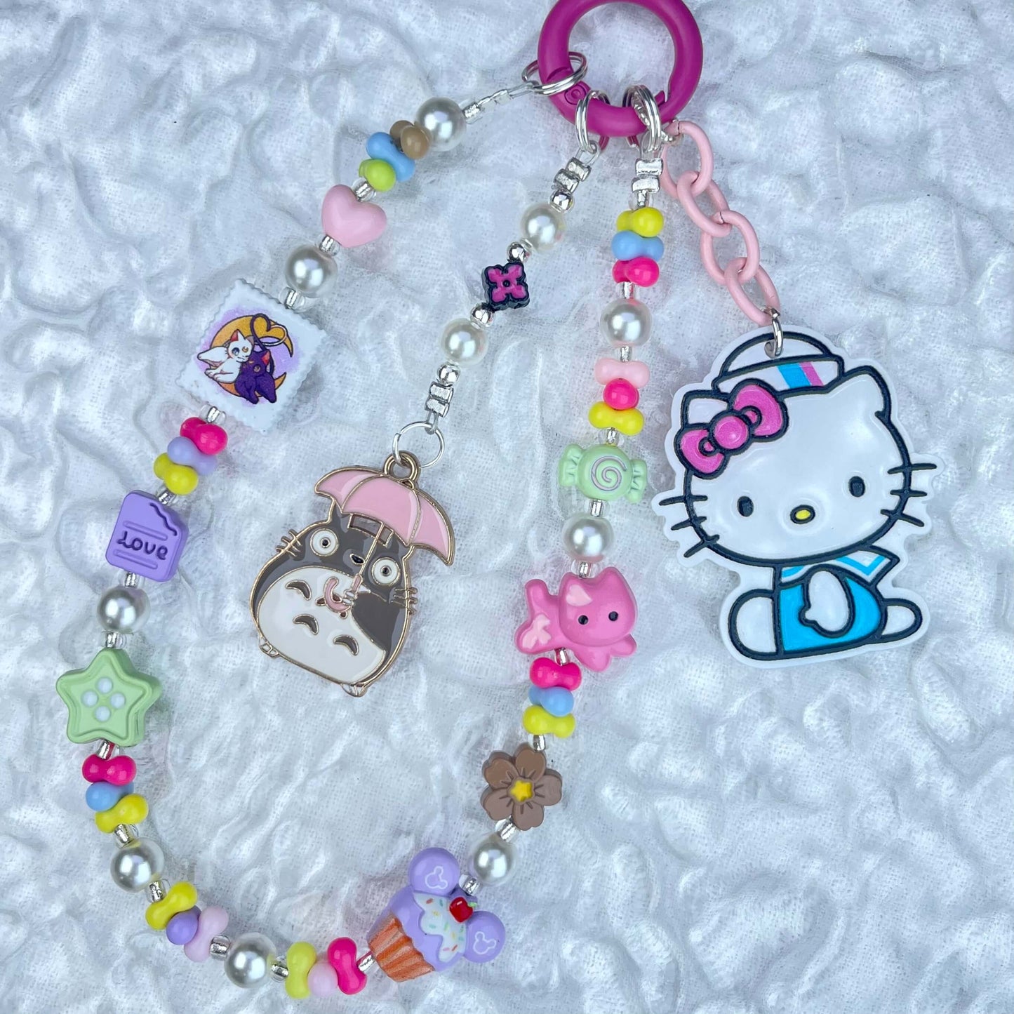 [Anniversary Celebration] Handmade Metal Alloy Decor and Glow In The Dark Decor Kawaii Phone Chains-Celebration Special Price!