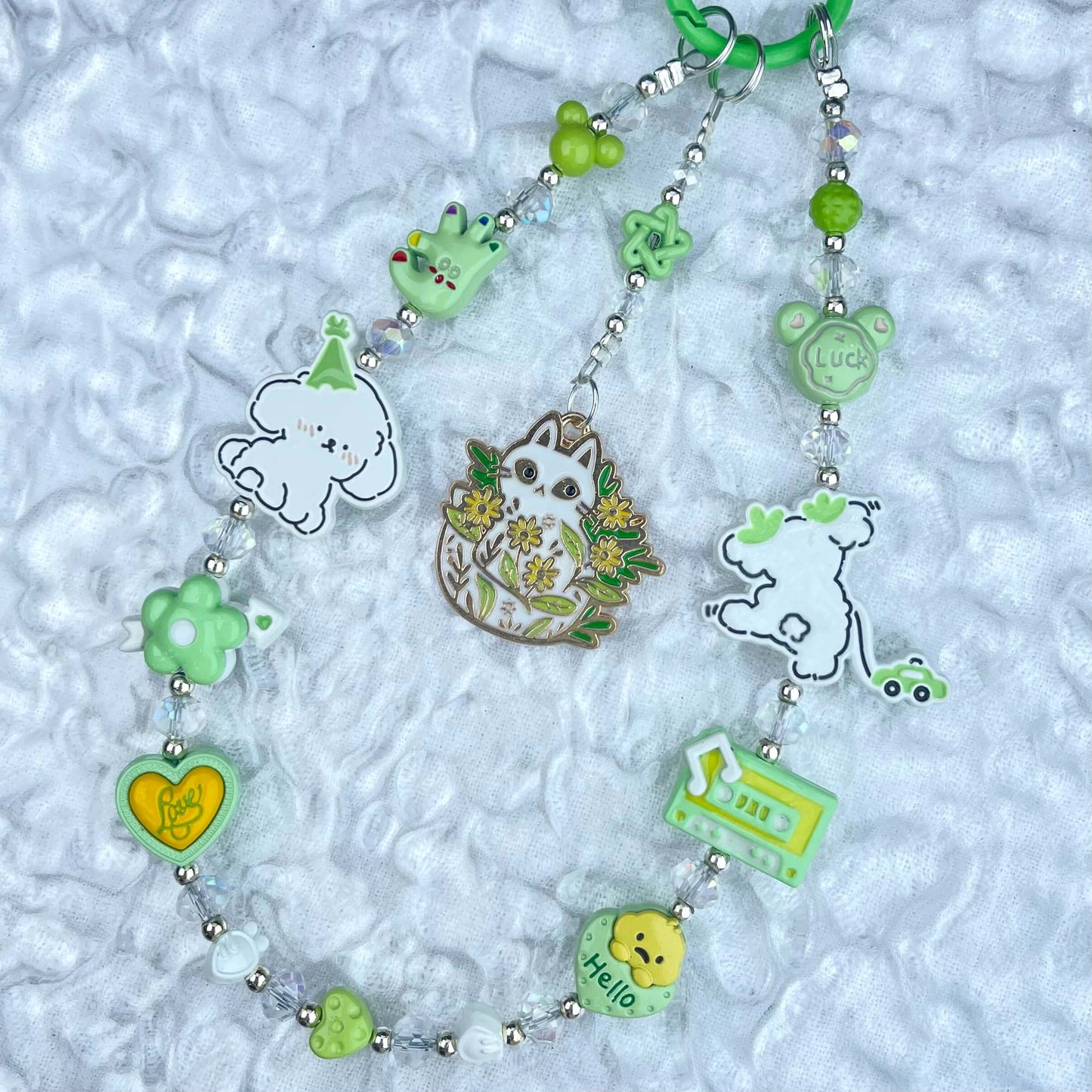 [Anniversary Celebration] Handmade Metal Alloy Decor and Glow In The Dark Decor Kawaii Phone Chains-Celebration Special Price!