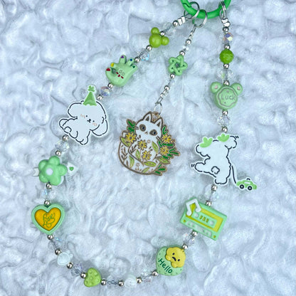 [Anniversary Celebration] Handmade Metal Alloy Decor and Glow In The Dark Decor Kawaii Phone Chains-Celebration Special Price!