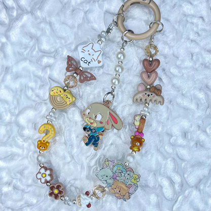 [Anniversary Celebration] Handmade Metal Alloy Decor and Glow In The Dark Decor Kawaii Phone Chains-Celebration Special Price!