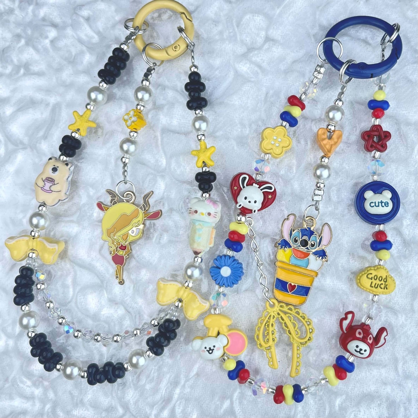 [Anniversary Celebration] Handmade Metal Alloy Decor and Glow In The Dark Decor Kawaii Phone Chains-Celebration Special Price!