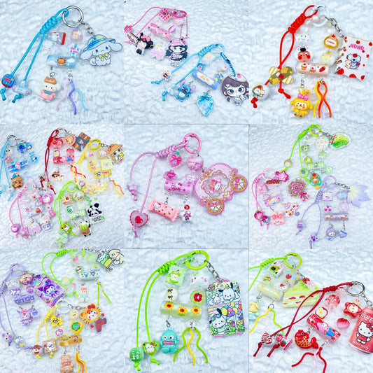 [Mooncake Festival Special] "2-Pie" Style and Handbraided Kawaii Phone Chain Keychain-Festival Special Price!-THIS WEEKEND ONLY