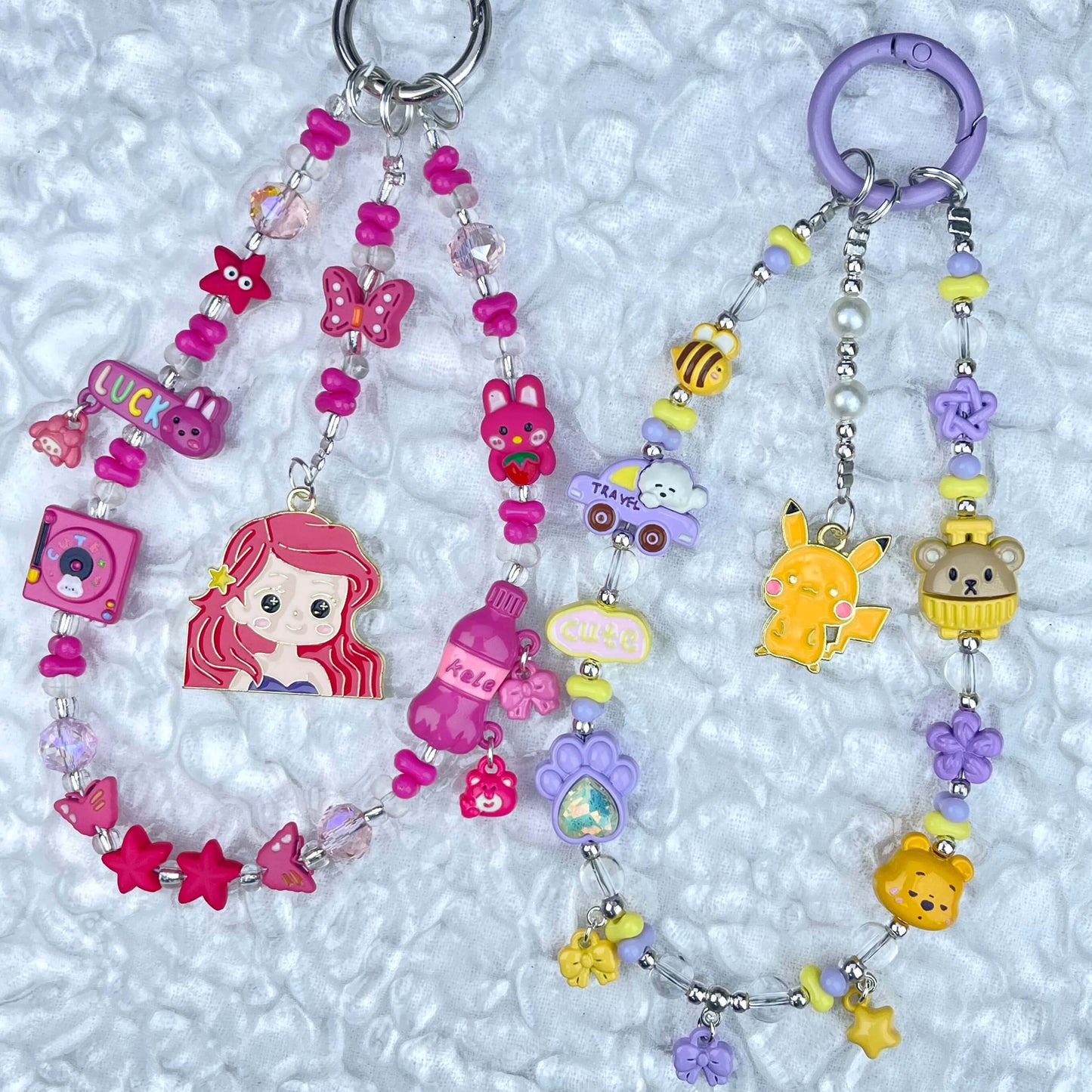 [Anniversary Celebration] Handmade Metal Alloy Decor and Glow In The Dark Decor Kawaii Phone Chains-Celebration Special Price!
