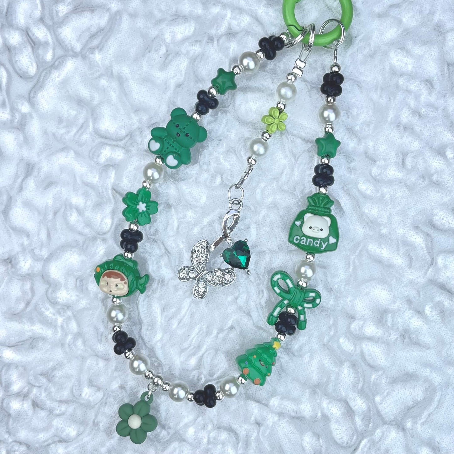 [Anniversary Celebration] Handmade Metal Alloy Decor and Glow In The Dark Decor Kawaii Phone Chains-Celebration Special Price!