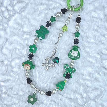 [Anniversary Celebration] Handmade Metal Alloy Decor and Glow In The Dark Decor Kawaii Phone Chains-Celebration Special Price!