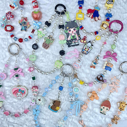[Anniversary Celebration] Handmade Metal Alloy Decor and Glow In The Dark Decor Kawaii Phone Chains-Celebration Special Price!